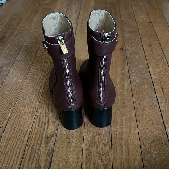 Joie Jamet burgundy ankle boots. Size 6. Worn once. Back zip.. Gorgeous. - Picture 7 of 8